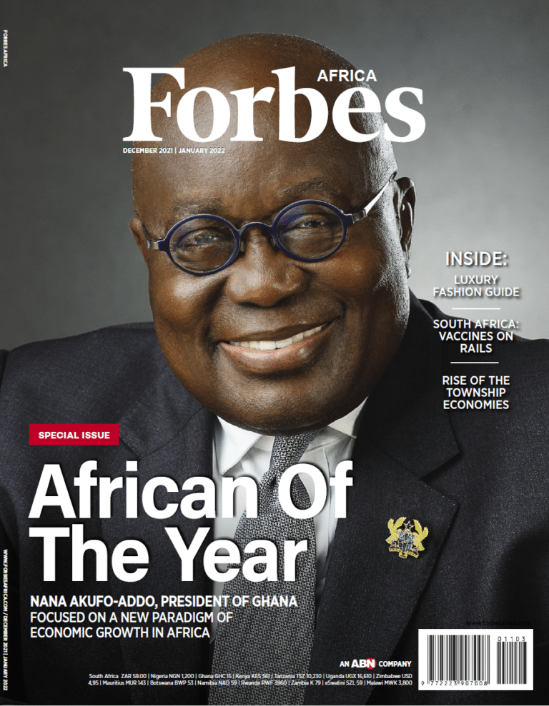 Single Digital Issue: AFRICAN OF THE YEAR, DEC/JAN 2022 – Forbes Africa